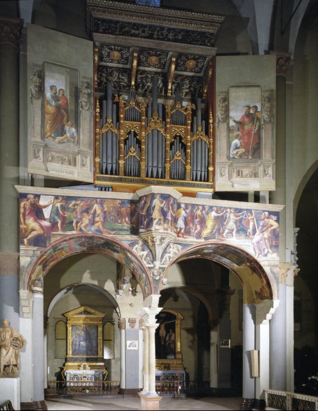 Organo del Monastero di San Pietro in Modena foto di Vincenzo Vandelli